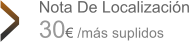 Nota De Localización Nota De Localización 30€ /más suplidos >
