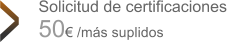 Solicitud de certificaciones  50 /ms suplidos >