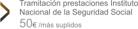 Tramitacin prestaciones Instituto Nacional de la Seguridad Social  50 /ms suplidos >